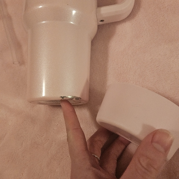 Sprakling BabyPink Stanley With Matching Bottom Cover - Picture 5 of 5